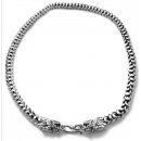 Dragon 2 - Silver necklace 8 mm 50-65cm 137-169g